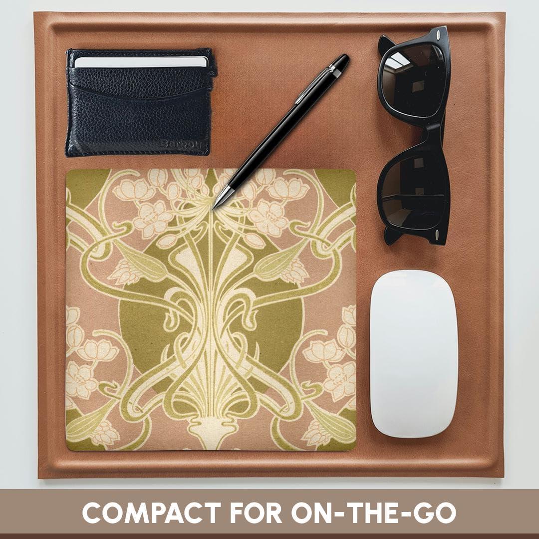 Mouse Pad Cuadrado 3Drose 20.32x20.32cm Arte Vintage