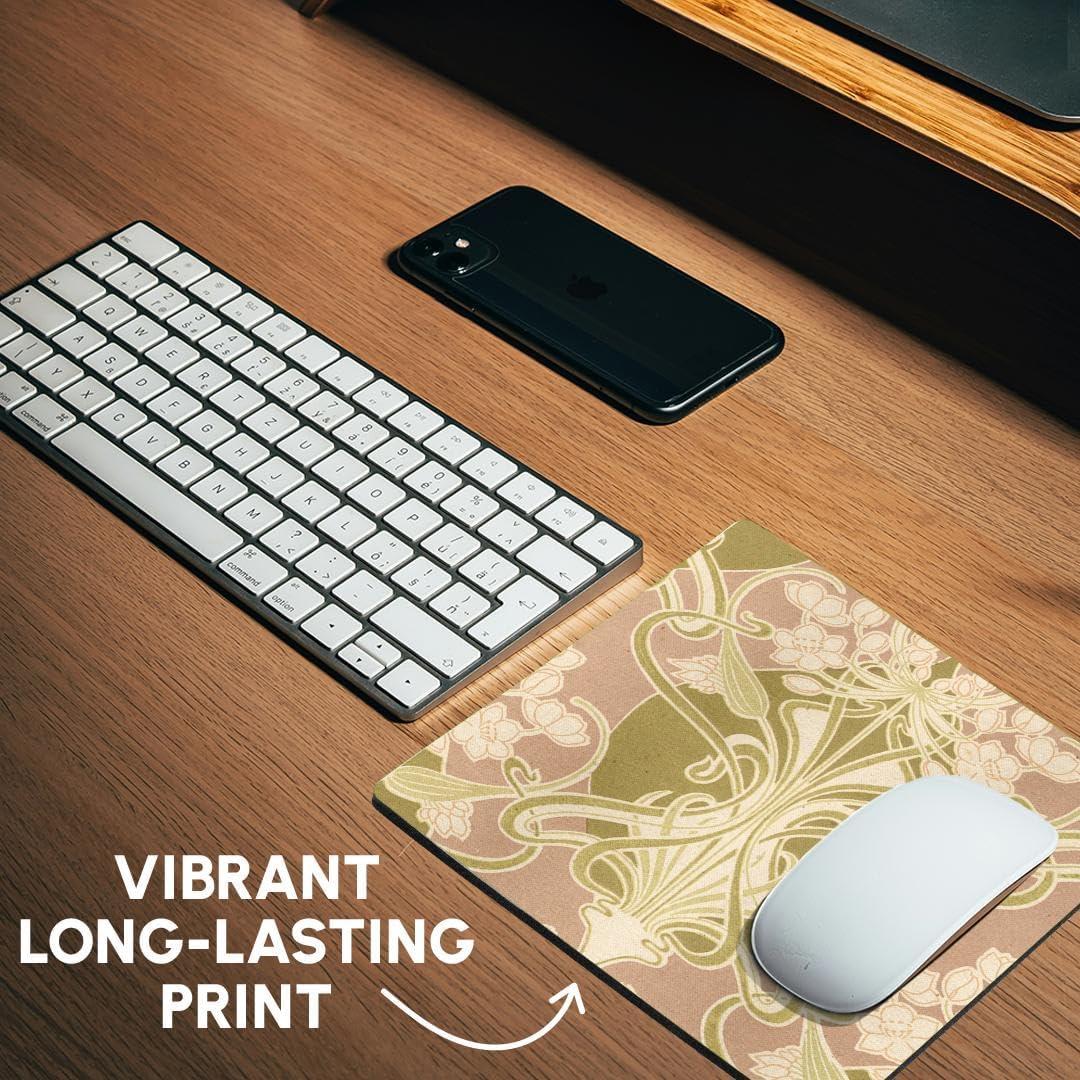 Mouse Pad Cuadrado 3Drose 20.32x20.32cm Arte Vintage