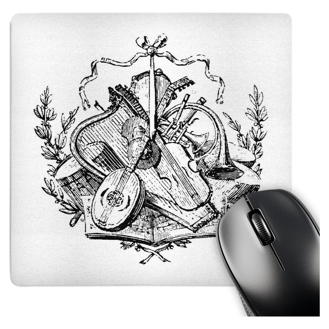 Alfombrilla para Ratón 3dRose Vintage Música Celta 20x20cm