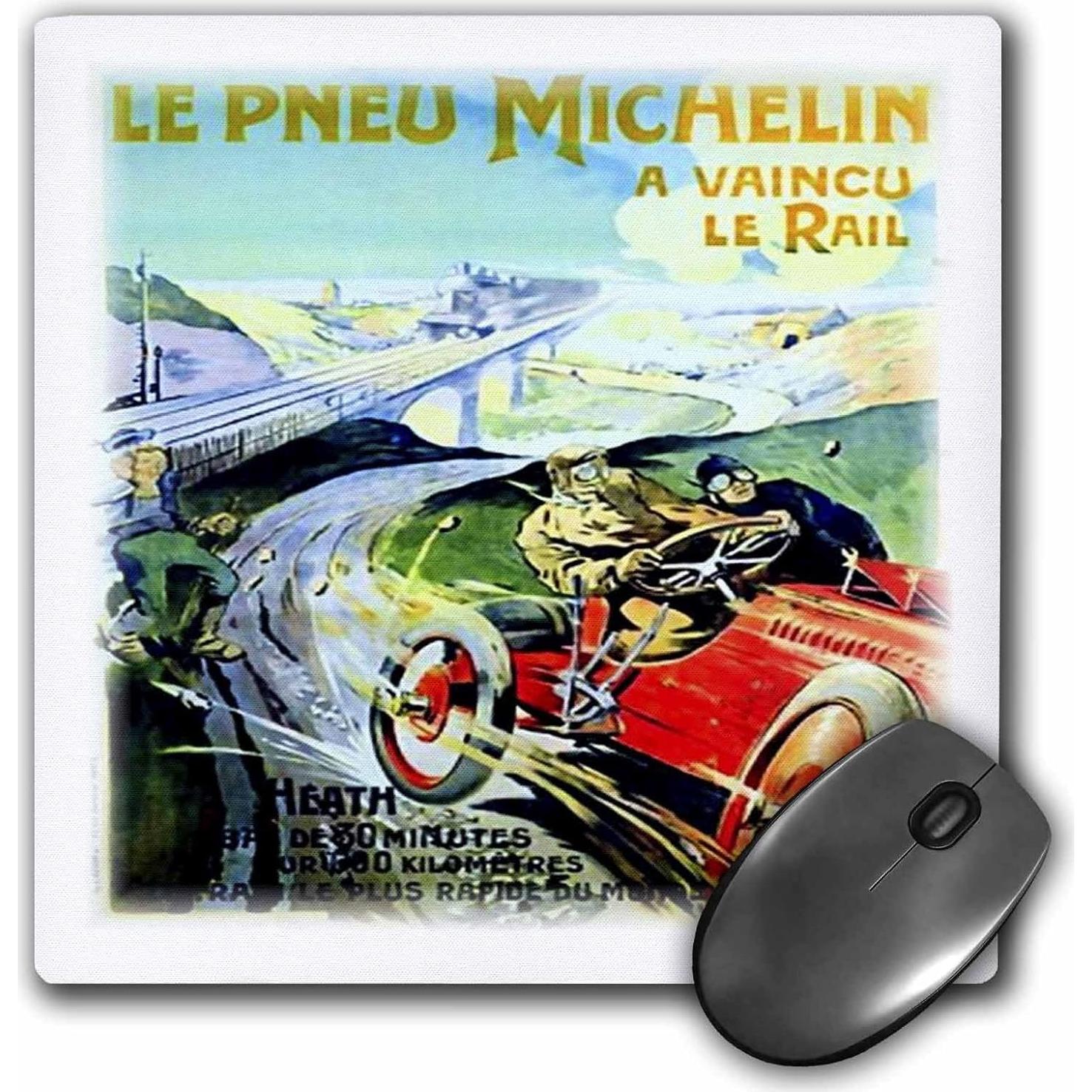 Alfombrilla de Ratón 3dRose Patrón Coche Vintage 20.32cm