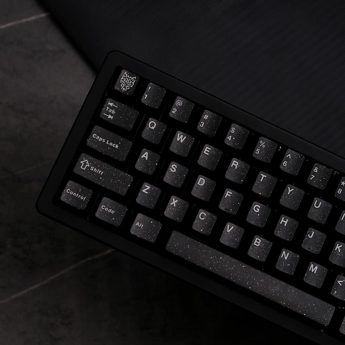 Juego de Teclas Mecánicas 114 Piezas Sumgsn Negras Brillantes