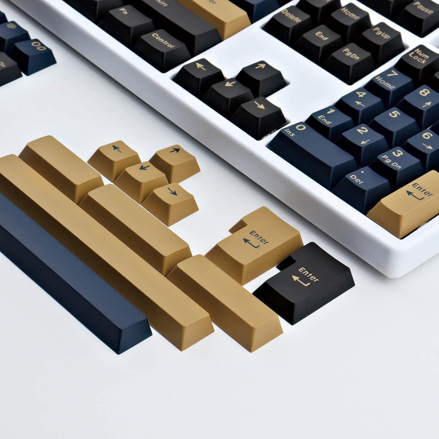 Juego de Teclas Mecánicas Hyekit 171 Teclas ABS Azul Samurai