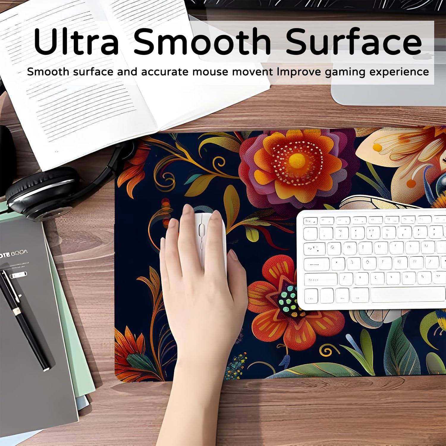 Alfombrilla de Ratón Grande MIEPOS Abeja 80x30 cm Antideslizante