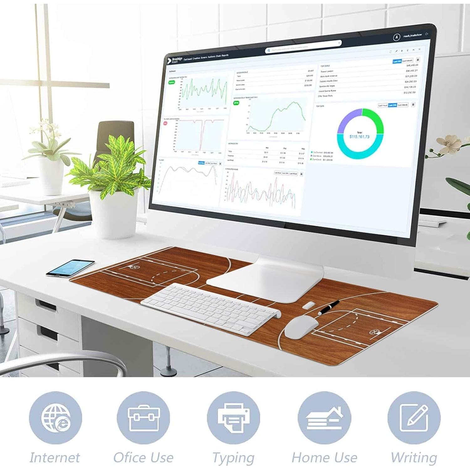 Alfombrilla de Ratón ALAZA 90x40cm Antideslizante Multicolor