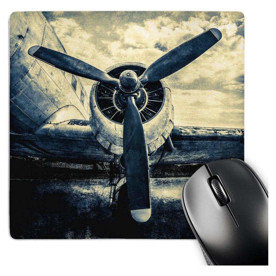 Alfombrilla de Ratón 3dRose Hélice de Aviación 20x20cm