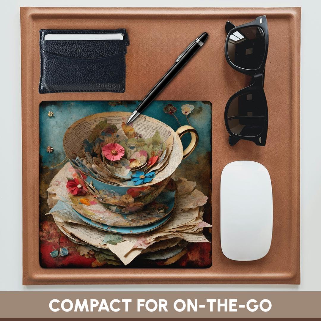 Alfombrilla para Ratón 3dRose Collage Vintage 20x20 cm