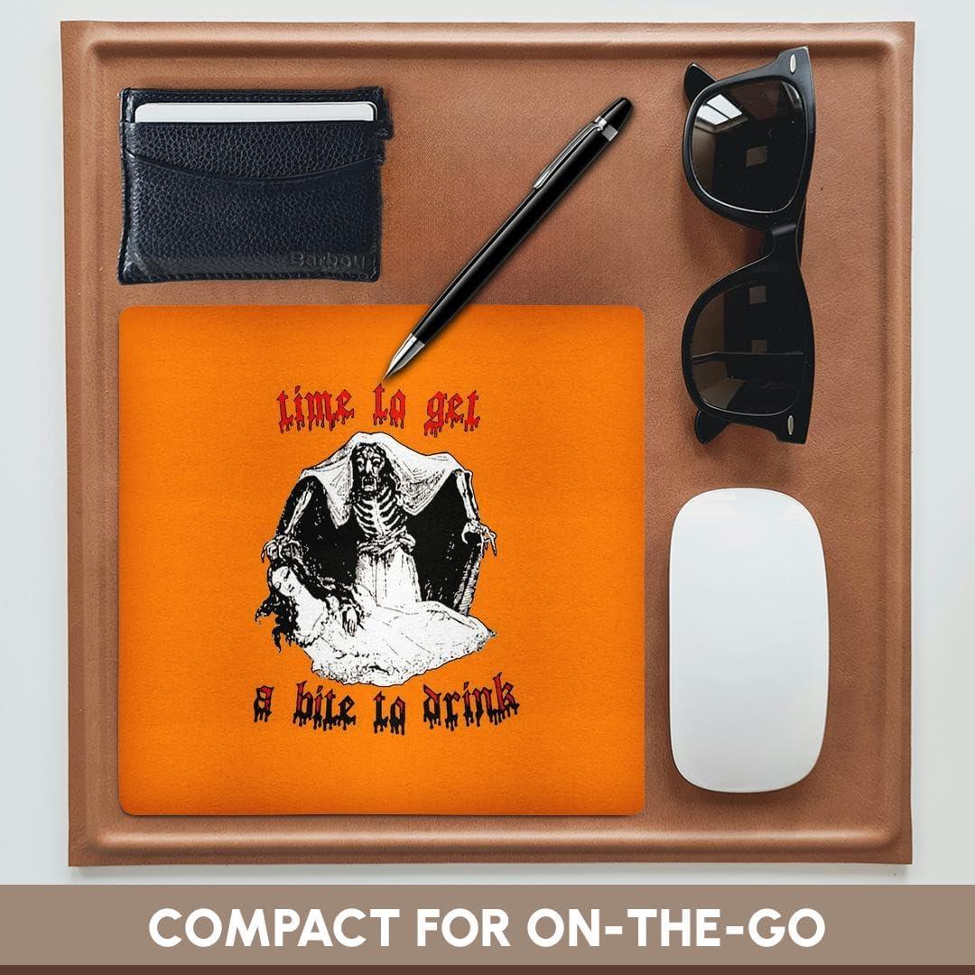 Alfombrilla para Ratón 3dRose Esqueleto Vampiro Halloween 20.32 cm