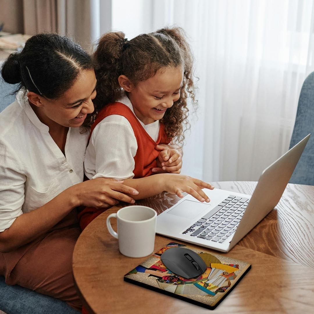 Alfombrilla para Ratón 3dRose Vintage Colorido 20x20 cm