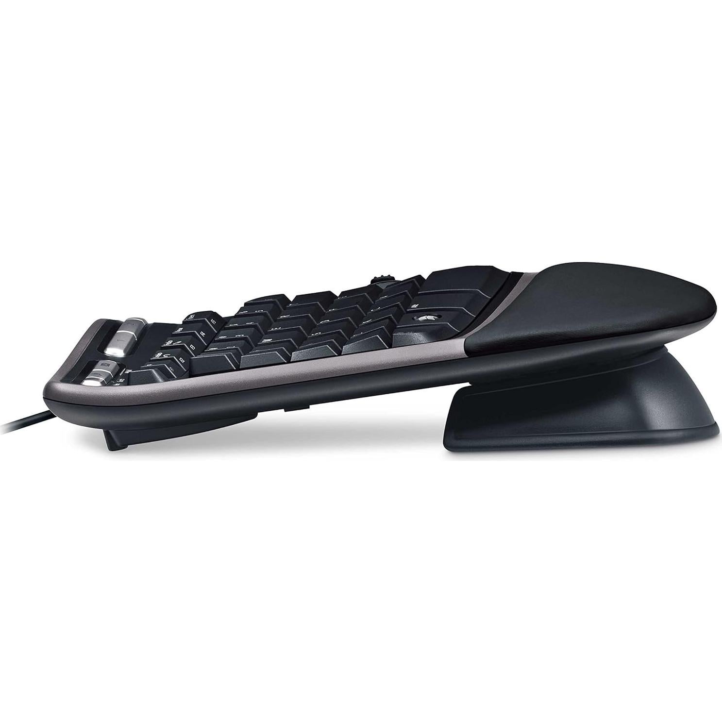 Teclado Ergonómico Natural Microsoft 4000 con Cable Negro