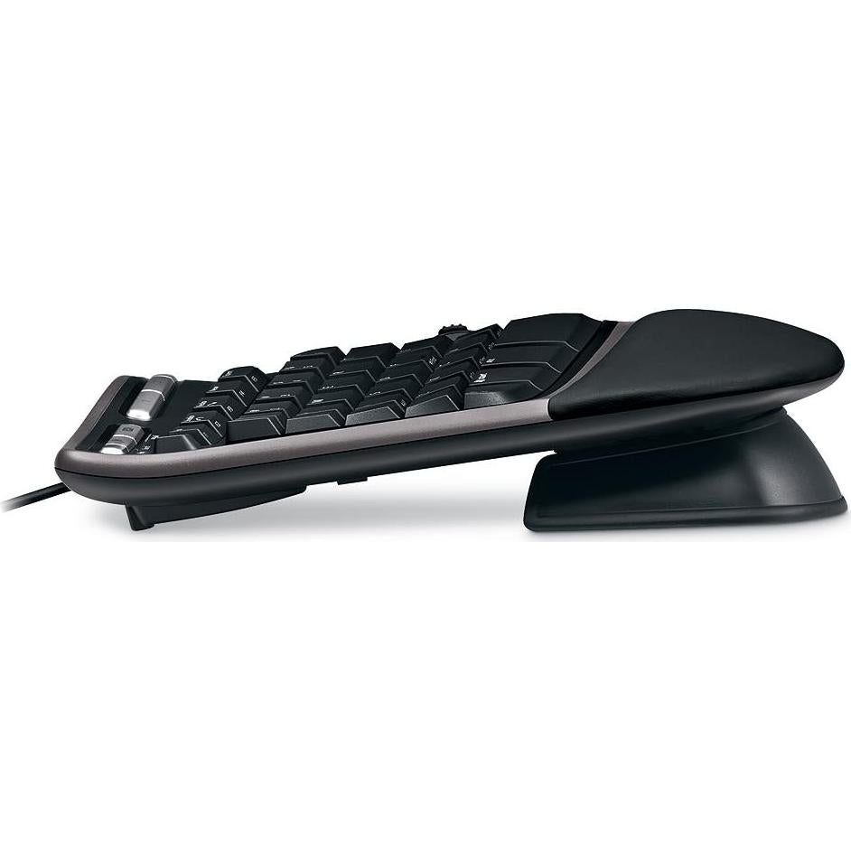 Teclado Ergonómico Natural Microsoft 4000 con Cable Negro