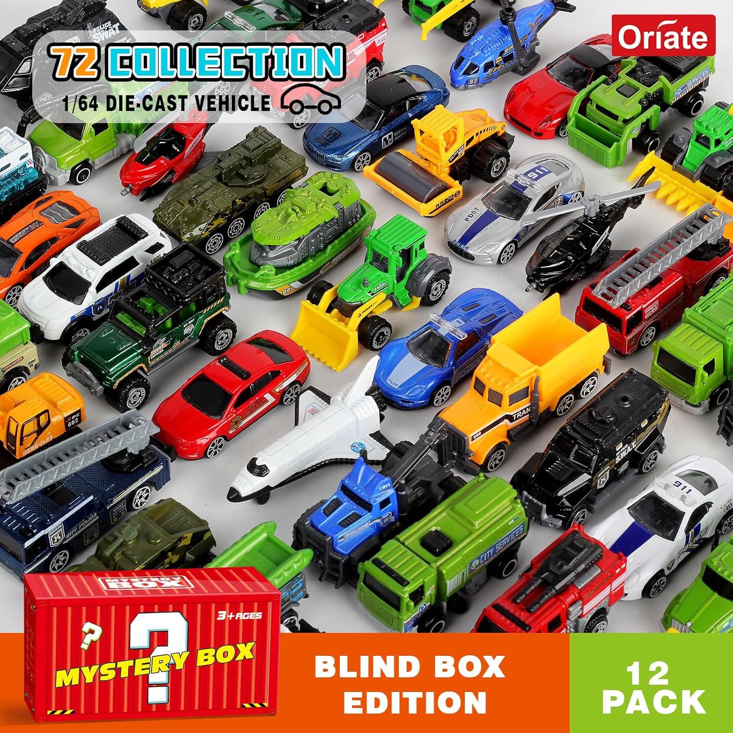 Conjunto de Coches de Juguete Diecast Oriate 12 Temas 1:64