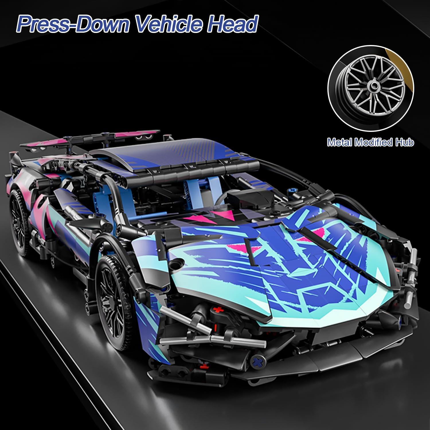 Conjunto de Bloques de Construcción Chodia Superauto 1:14 1314 PCS