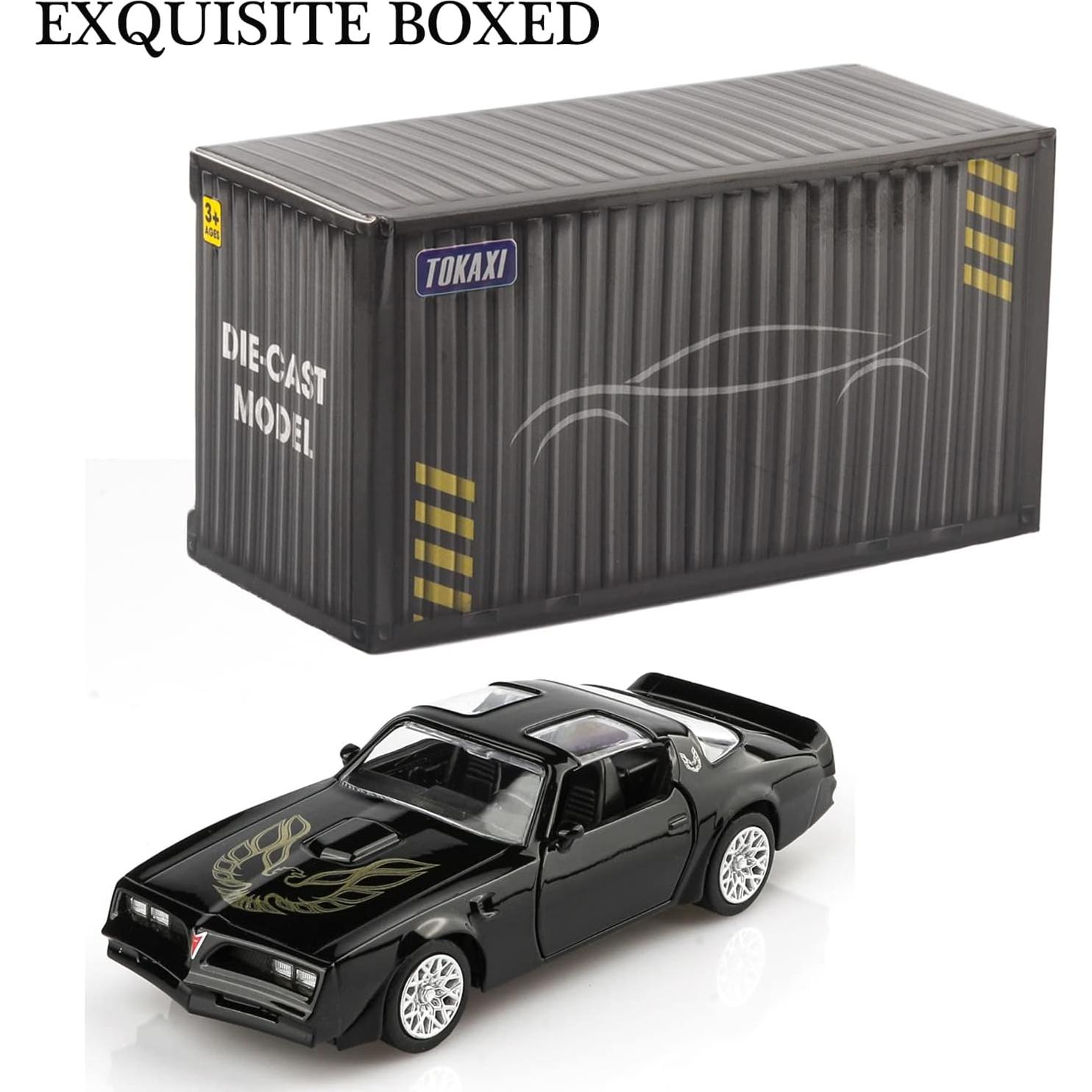 Coche de Fundición TOKAXI Pontiac Firebird 1:36 Negro