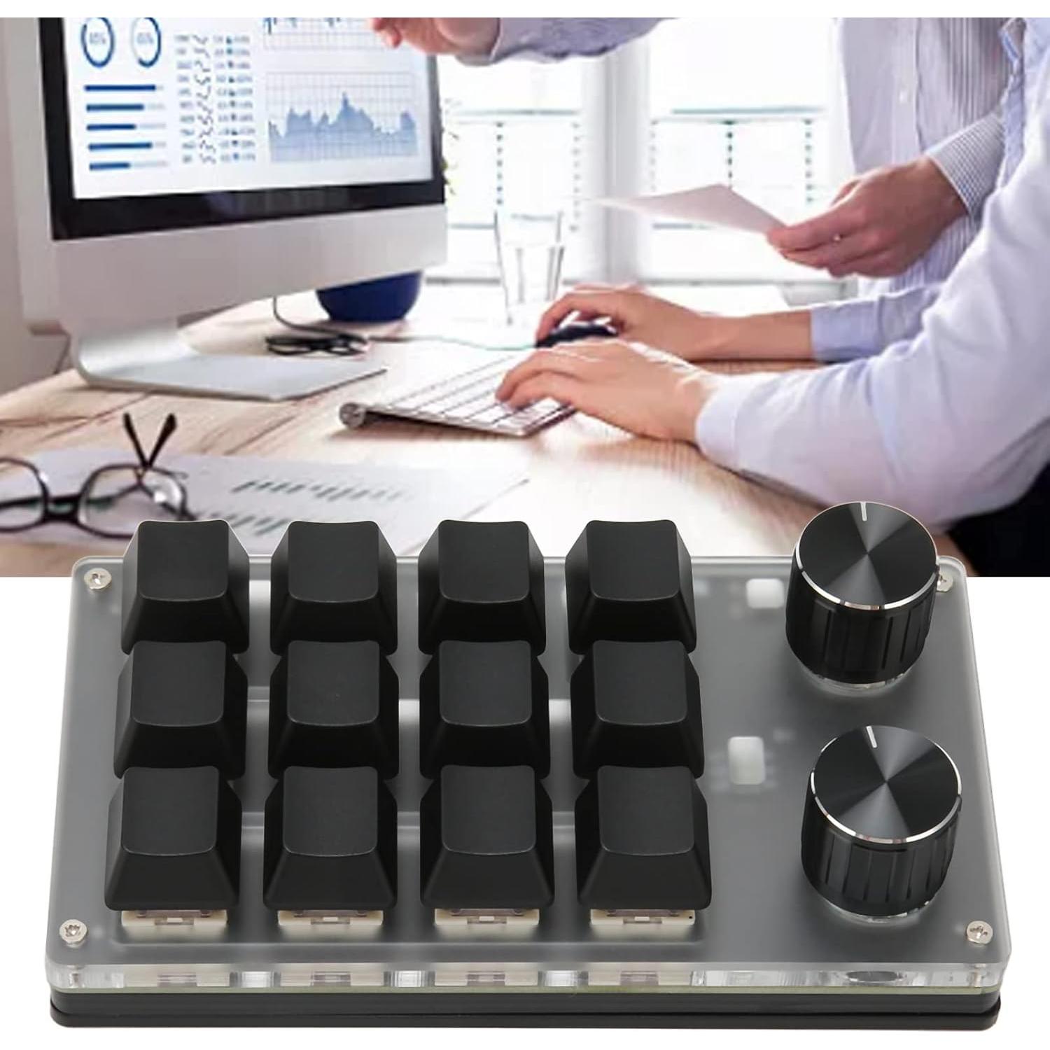 Mini Teclado Mecánico Programable EBTOOLS 12 Teclas USB BT