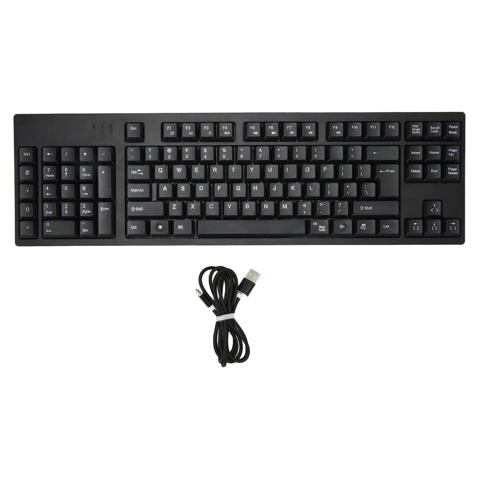 Teclado Ergonómico USB para Mano Izquierda Ciciglow 109 Teclas