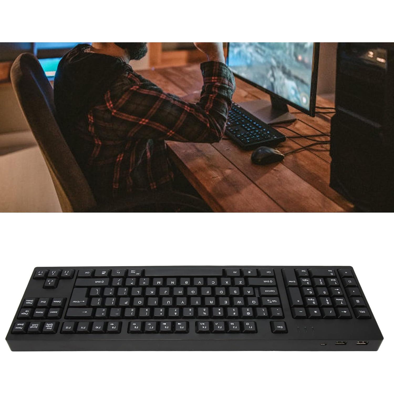 Teclado Ergonómico USB para Mano Izquierda Ciciglow 109 Teclas
