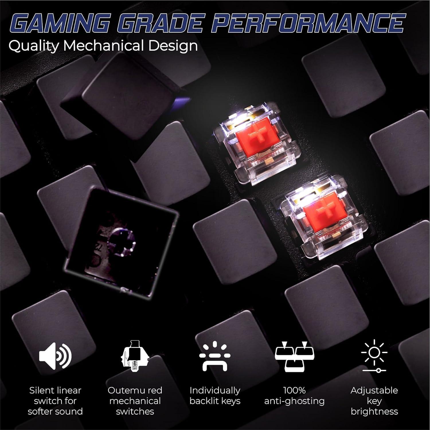 Teclado Mecánico KeyMaster 2.1 con Iluminación LED Personalizada