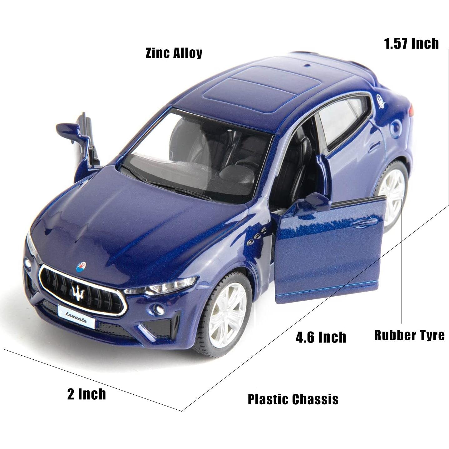 Coche de Juguete Maserati Levante 1:36 Azul RMZ City