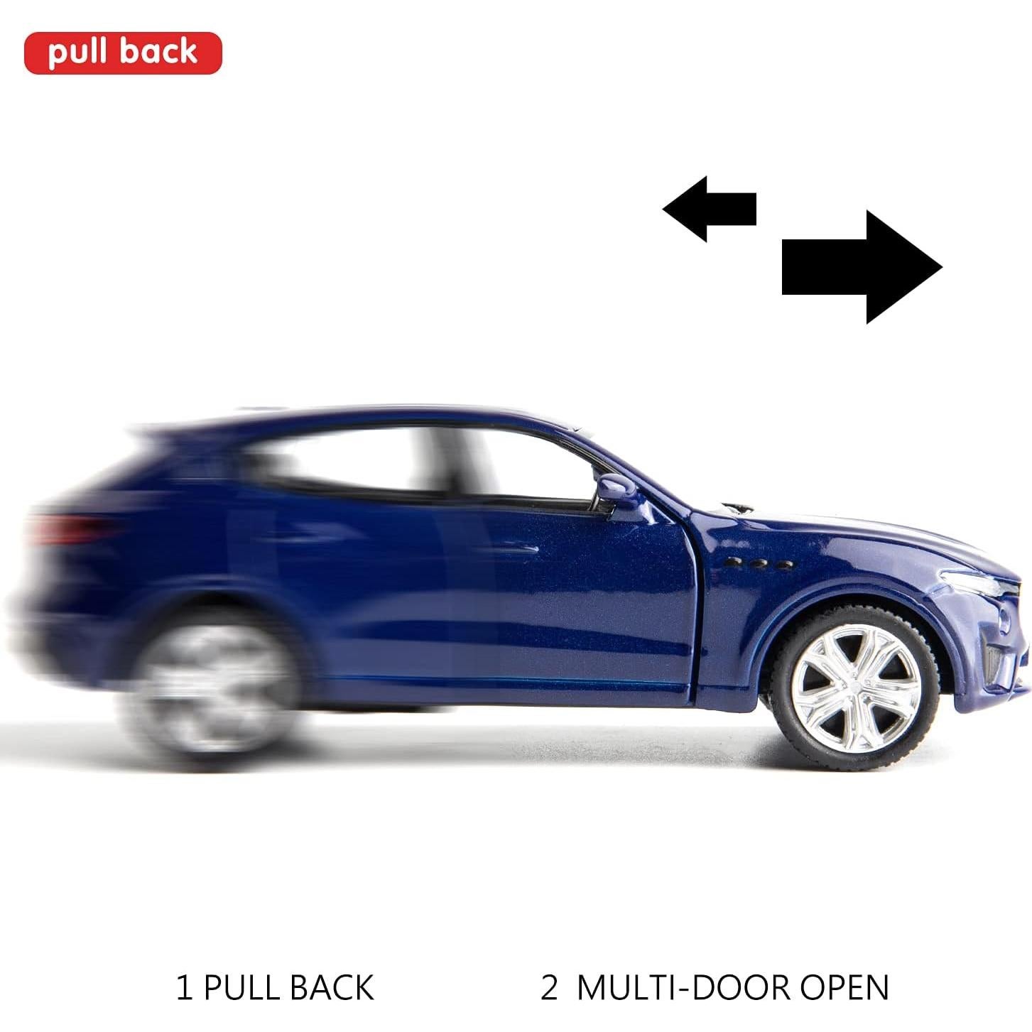 Coche de Juguete Maserati Levante 1:36 Azul RMZ City