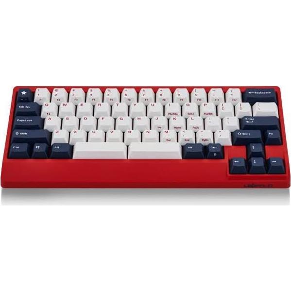 Teclado Mecánico Leopold FC650MDS 65% Cherry MX Rojo Silencioso