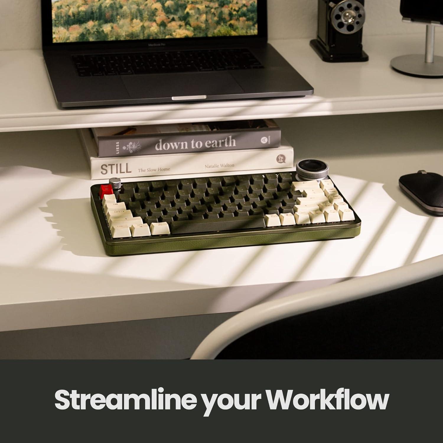 Teclado Inalámbrico Azio FOQO Pro Hot-Swappable Verde Oliva