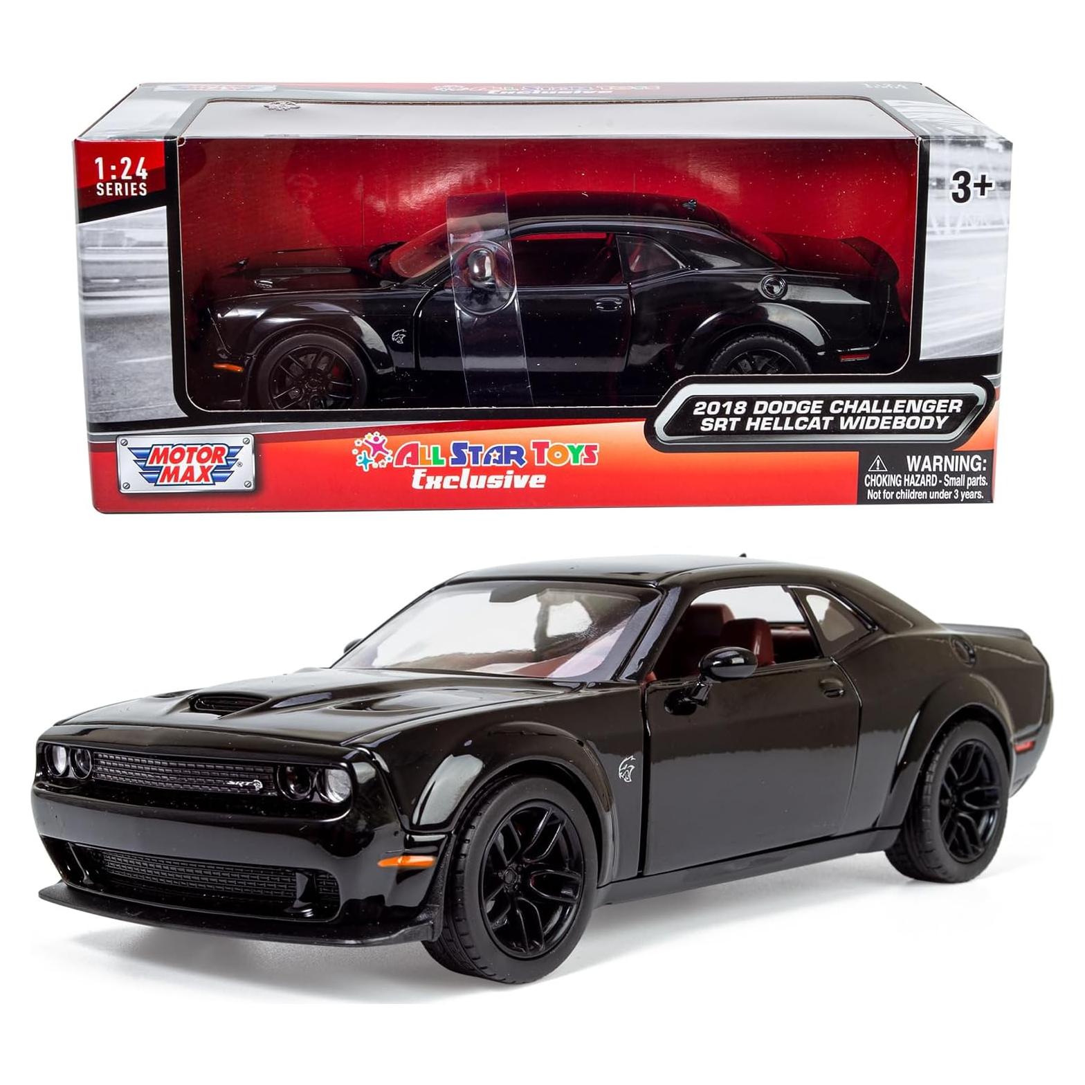 Modelo Diecast 1/24 Dodge Challenger SRT Hellcat Motormax