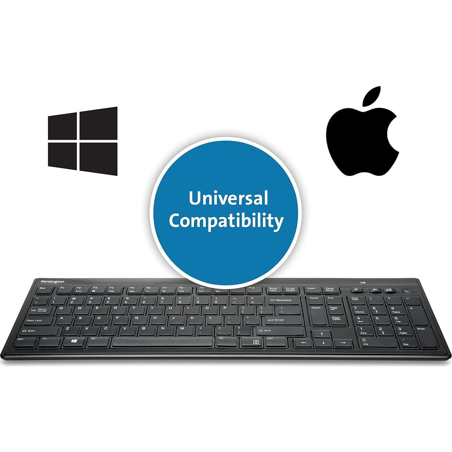 Teclado Inalámbrico Silencioso Kensington K72344US Negro