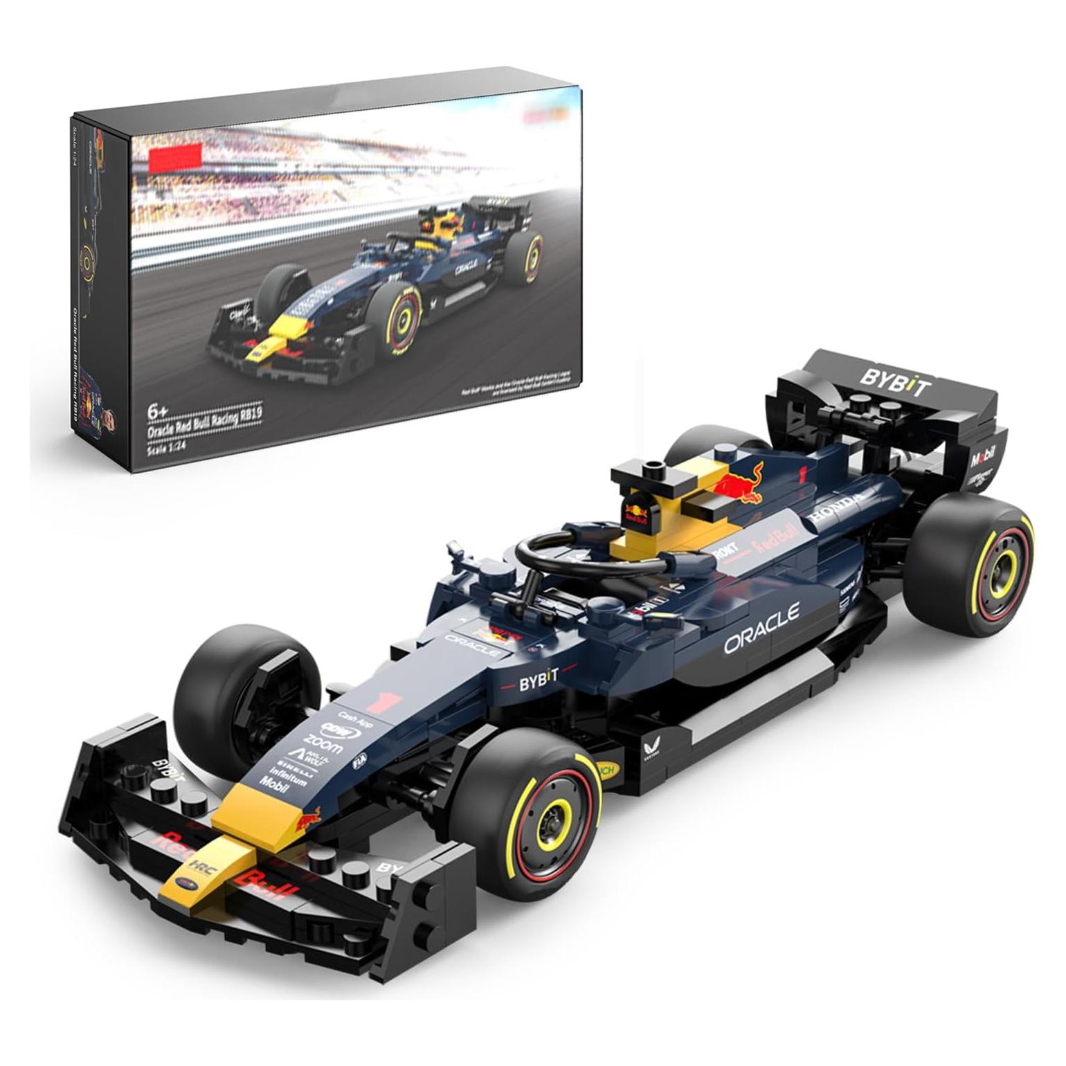 Modelo de Coche de Carreras RedBull F1 RB19 333 Piezas