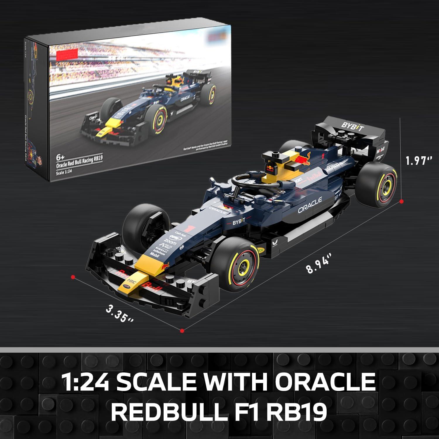 Modelo de Coche de Carreras RedBull F1 RB19 333 Piezas