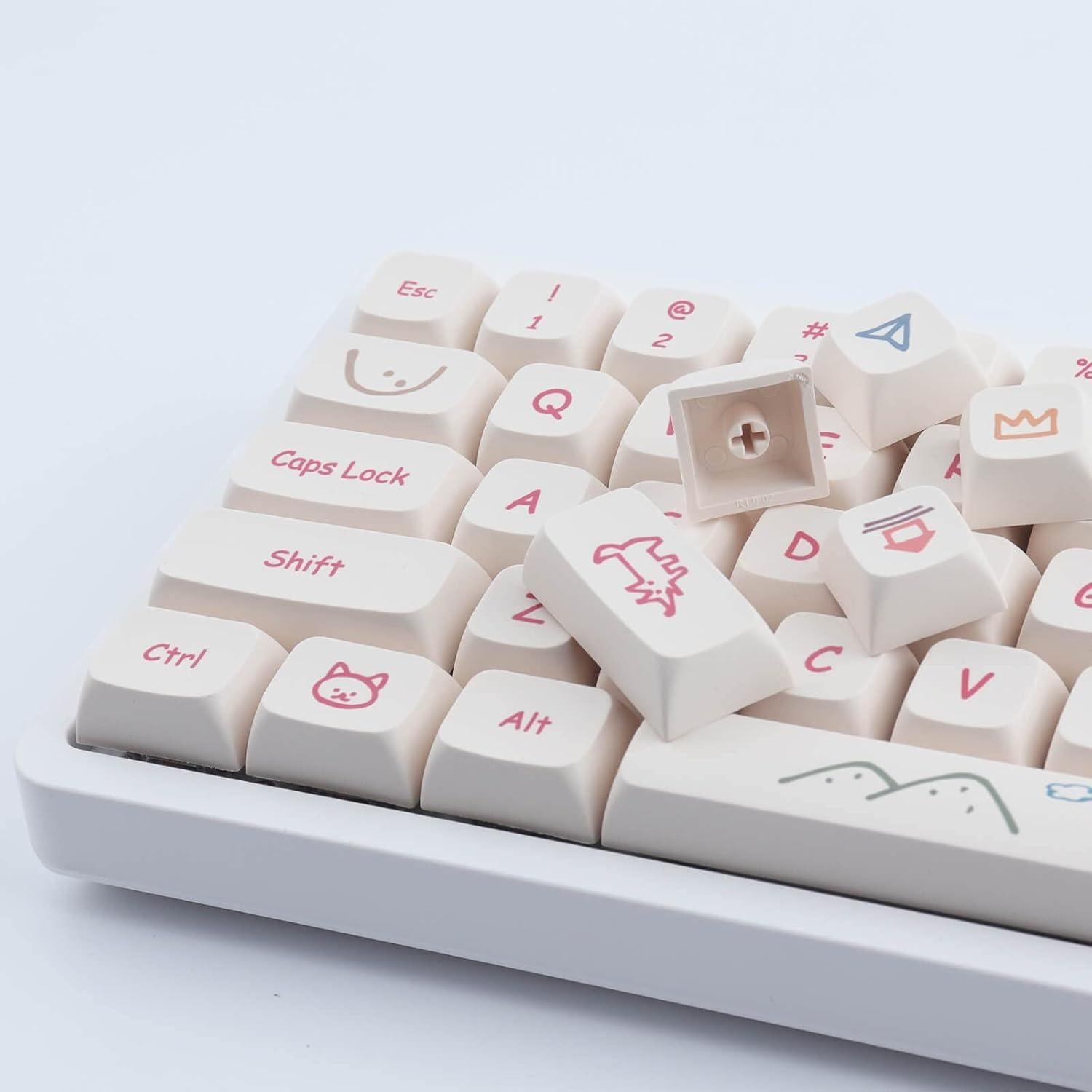 Juego de Teclas Mecánicas Hyekit PBT 135 Teclas XDA