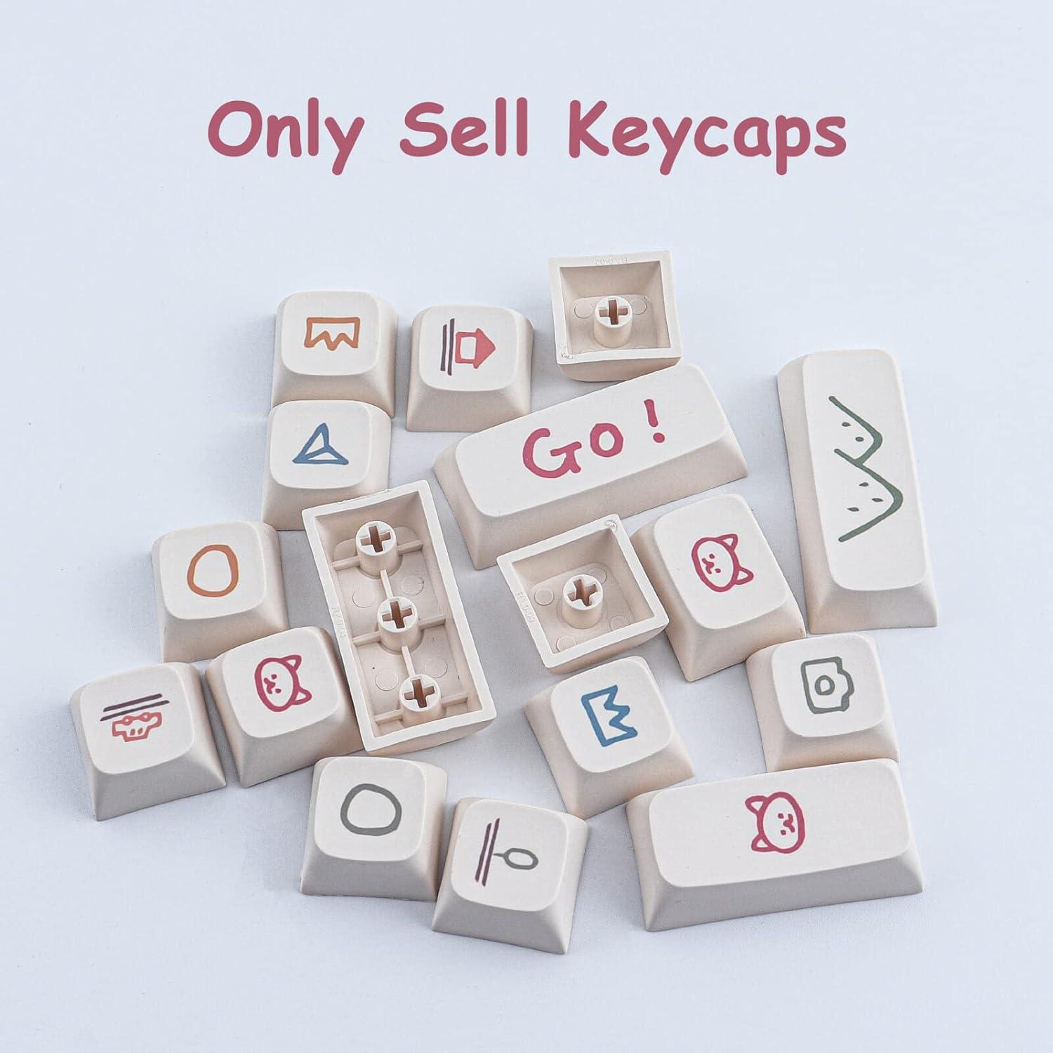 Juego de Teclas Mecánicas Hyekit PBT 135 Teclas XDA