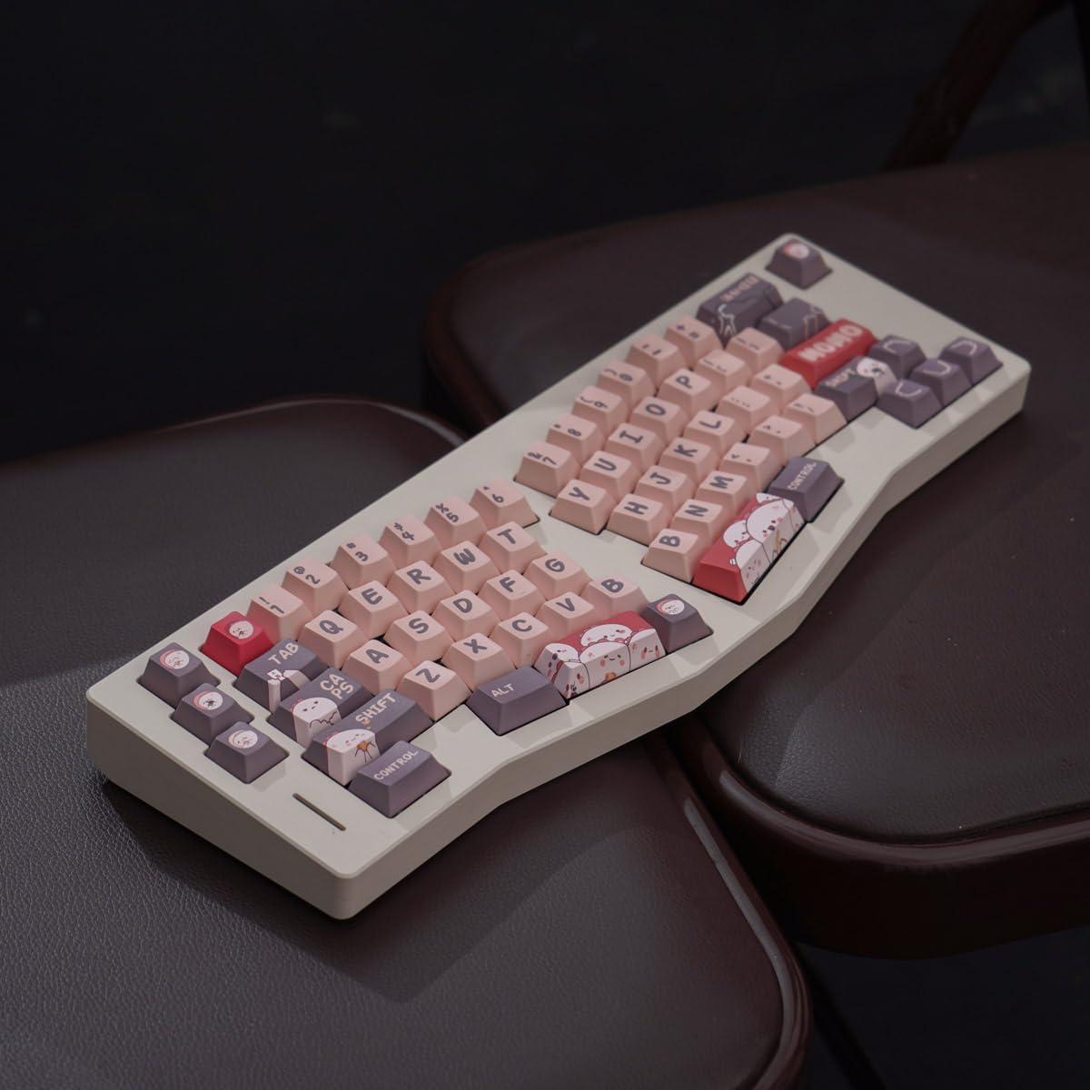 Teclas Mecánicas Gliging 152 PBT Cherry MX ISO/ANSI Marrón