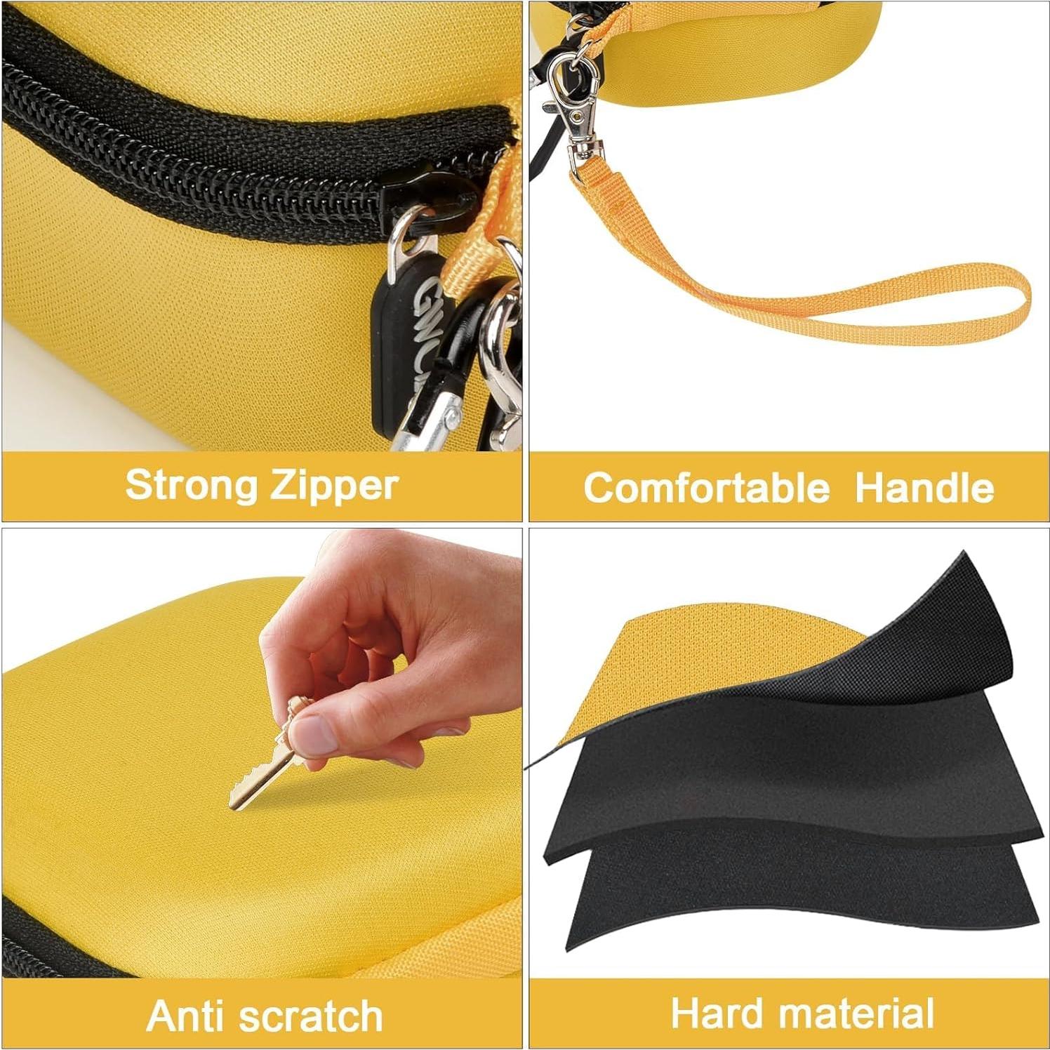 Funda GWCASE para GiiKER Tic Tac Toe 3-en-1 Amarillo