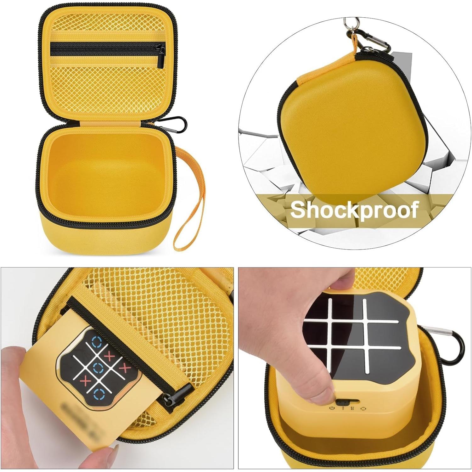 Funda GWCASE para GiiKER Tic Tac Toe 3-en-1 Amarillo