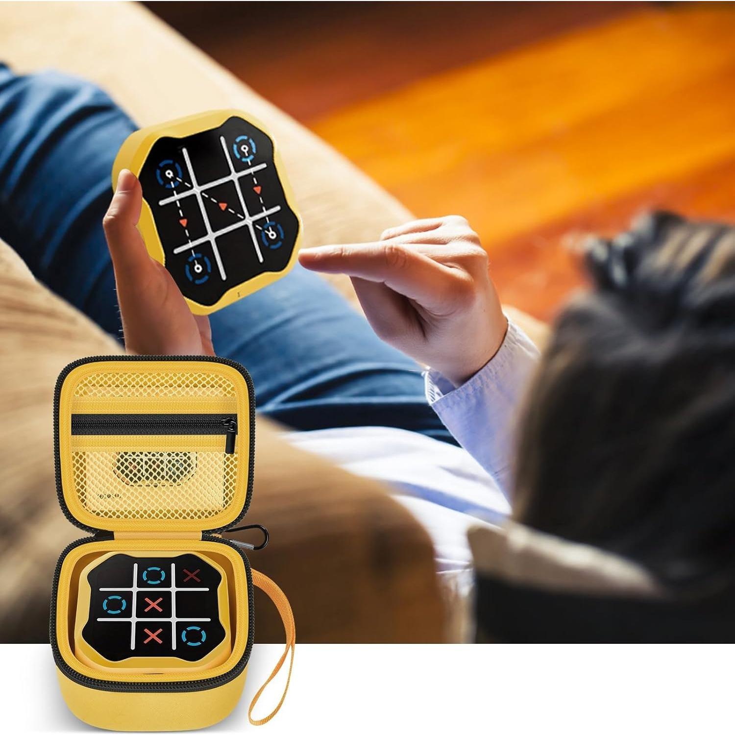 Funda GWCASE para GiiKER Tic Tac Toe 3-en-1 Amarillo