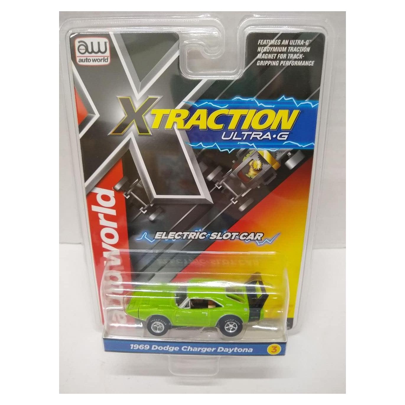 Coche de Slot Eléctrico Auto World 1969 Charger Daytona HO