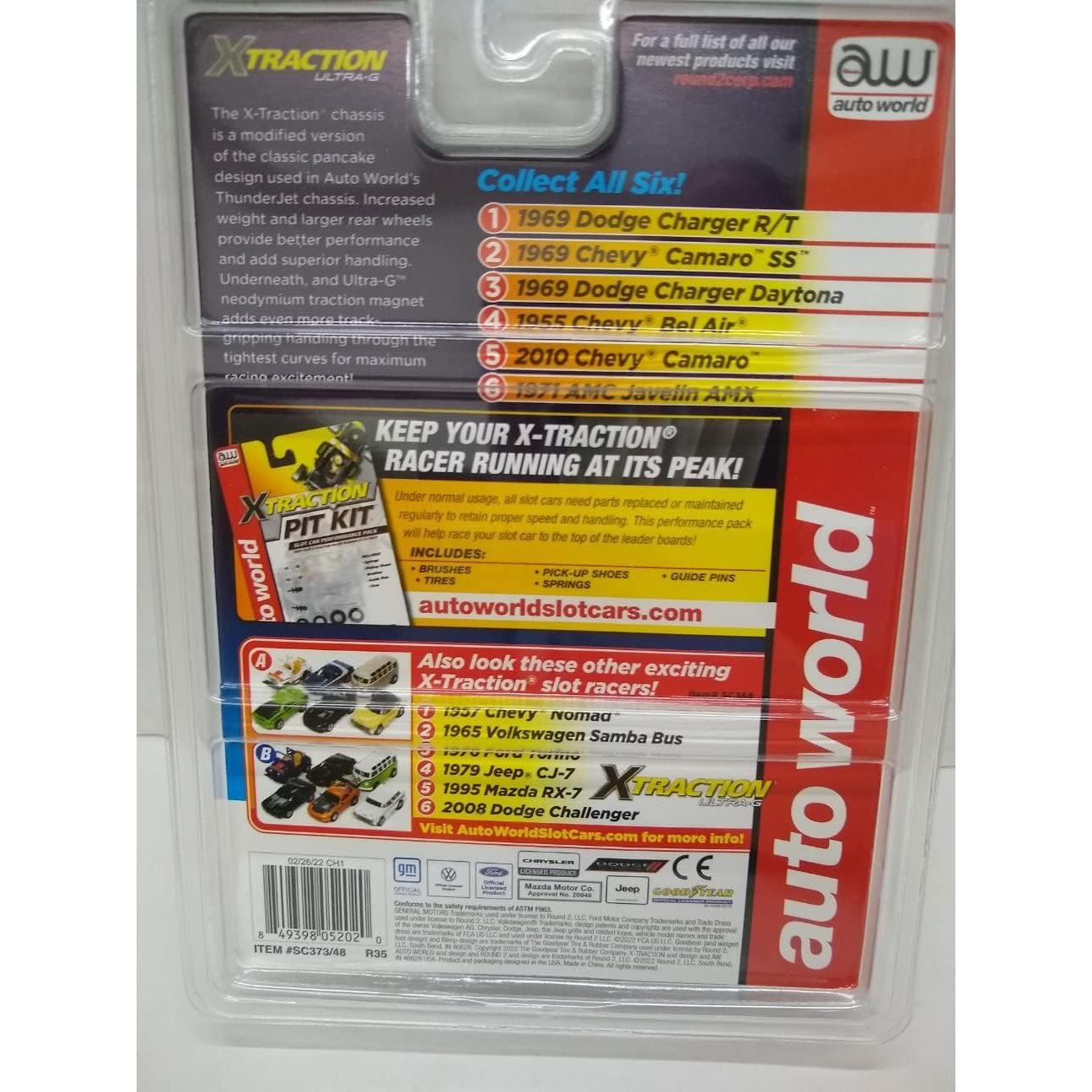 Coche de Slot Eléctrico Auto World 1969 Charger Daytona HO