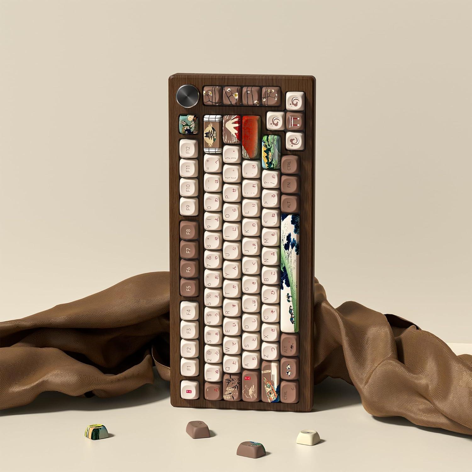 Juego de Teclas PBT COSTOM Fuji para Teclado Mecánico 131 Piezas