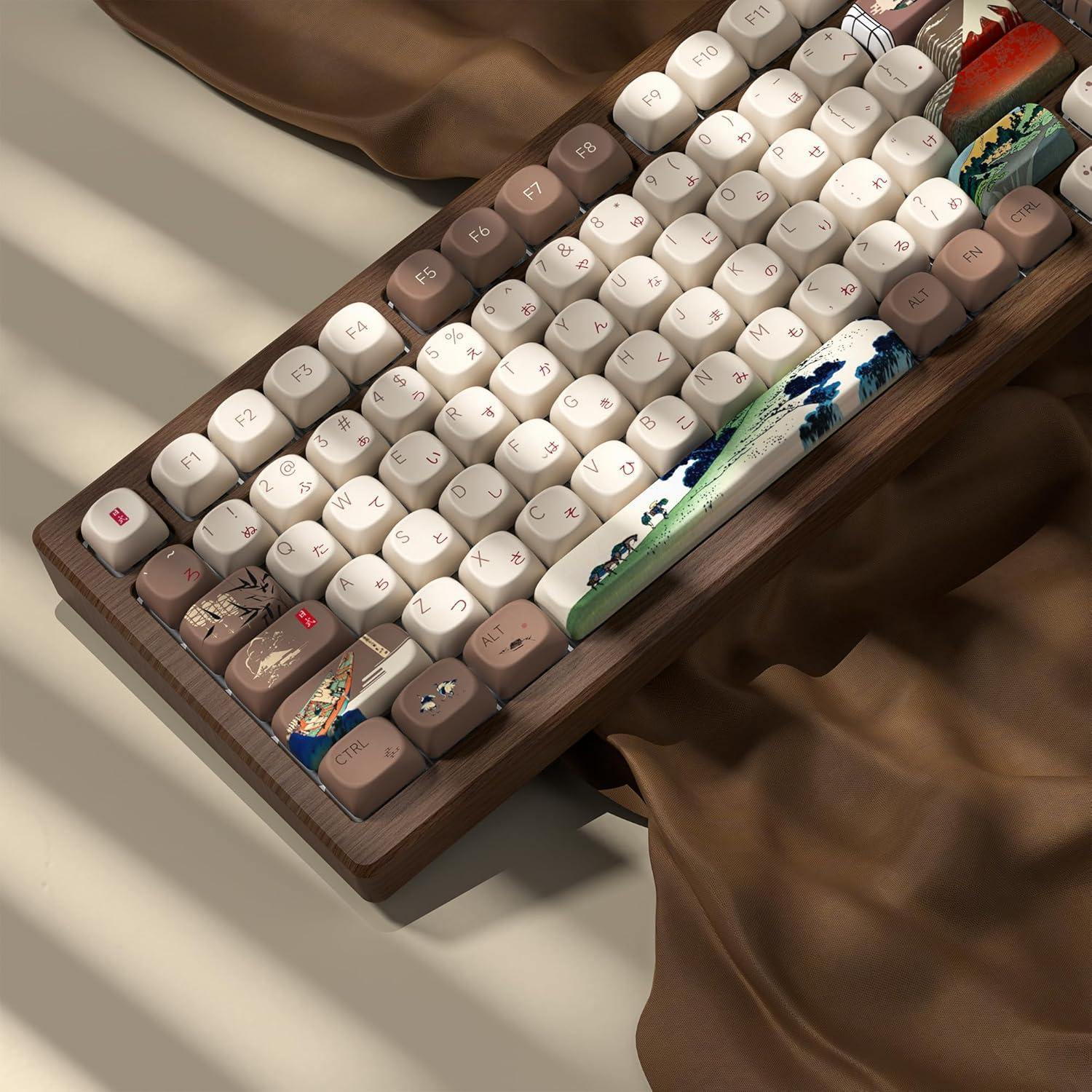 Juego de Teclas PBT COSTOM Fuji para Teclado Mecánico 131 Piezas