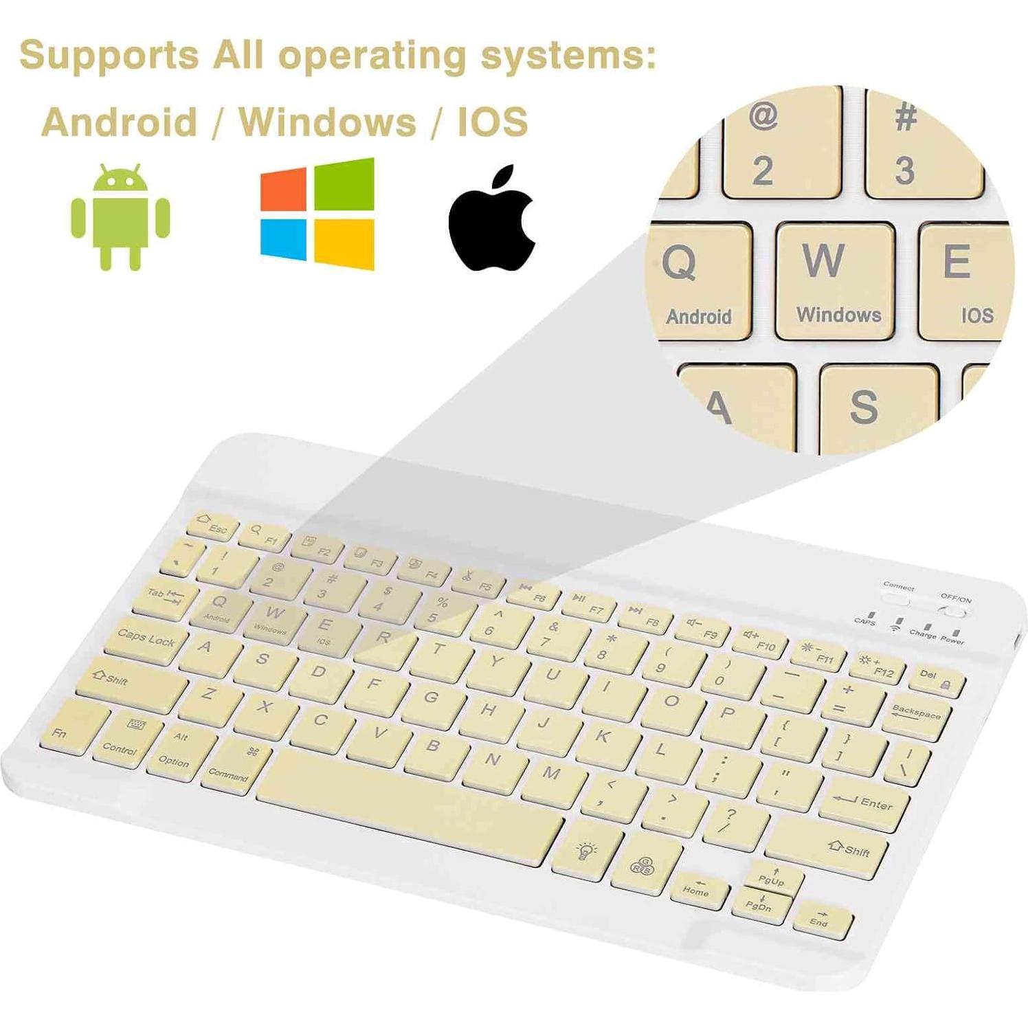 Teclado Ergonómico Inalámbrico UrbanX UX030 RGB Slim