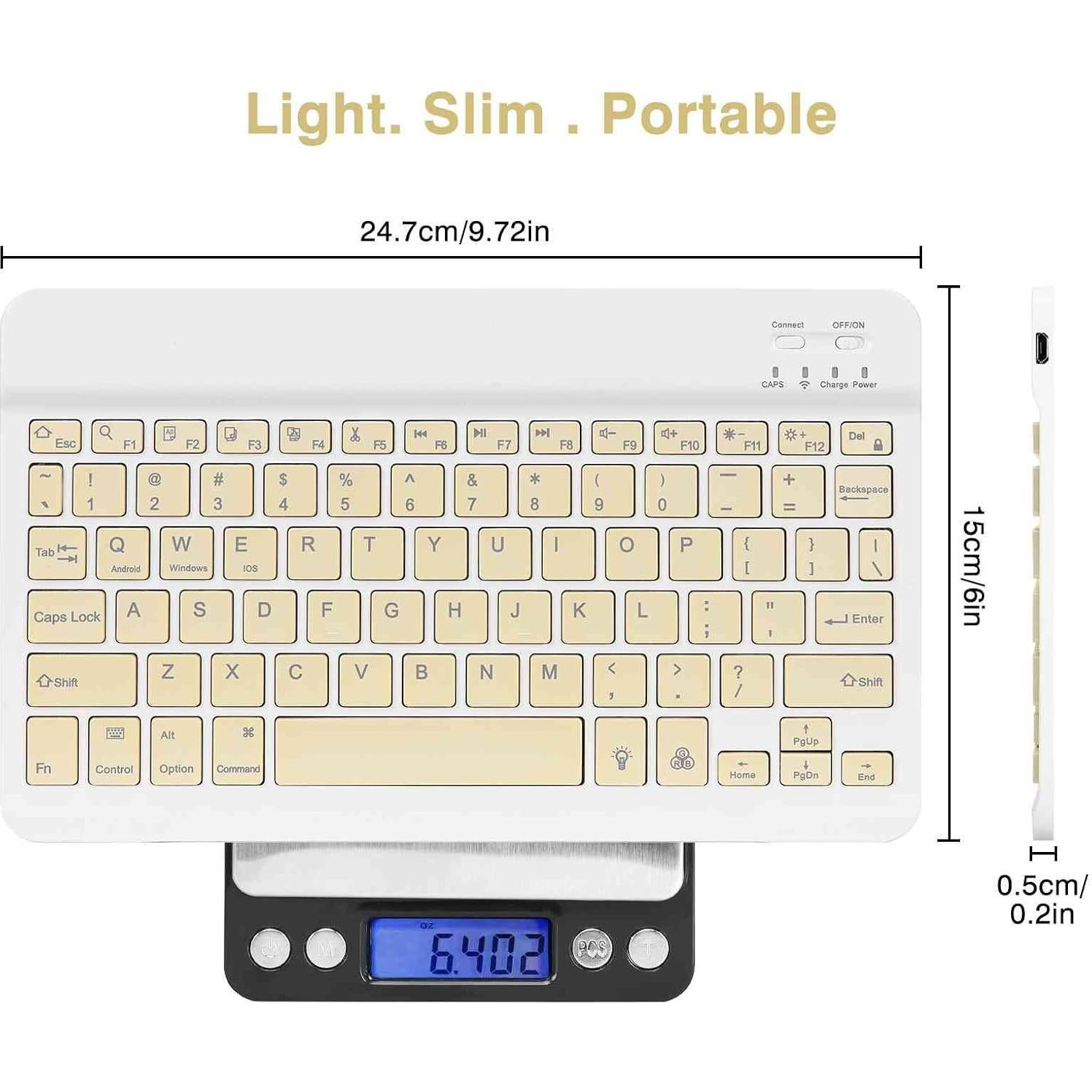 Teclado Ergonómico Inalámbrico UrbanX UX030 RGB Slim