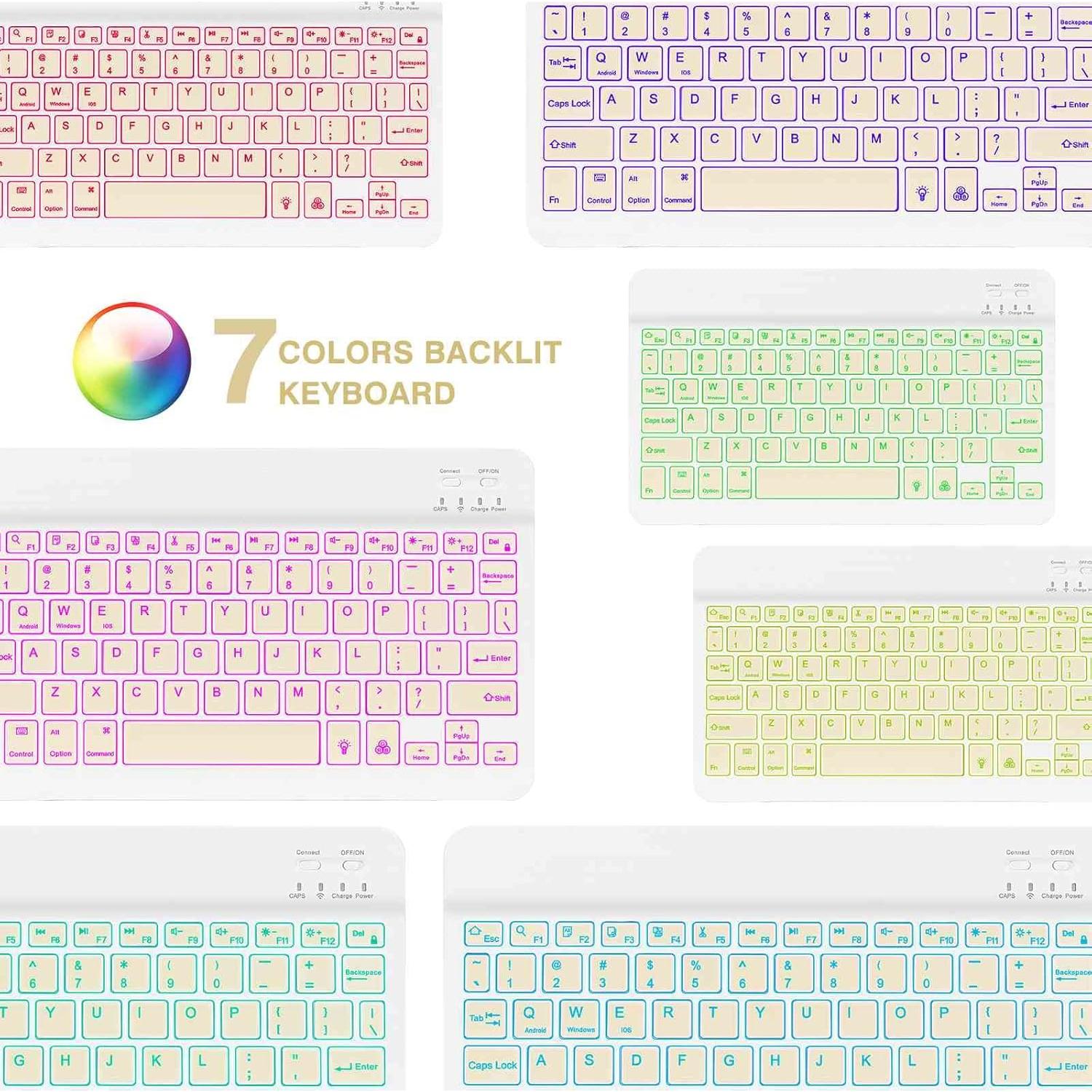 Teclado Ergonómico Inalámbrico UrbanX UX030 RGB Slim