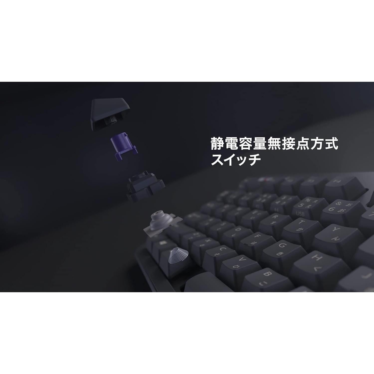 Teclado Mecánico Bluetooth Topre R3 TKL 45g PBT Ajustable