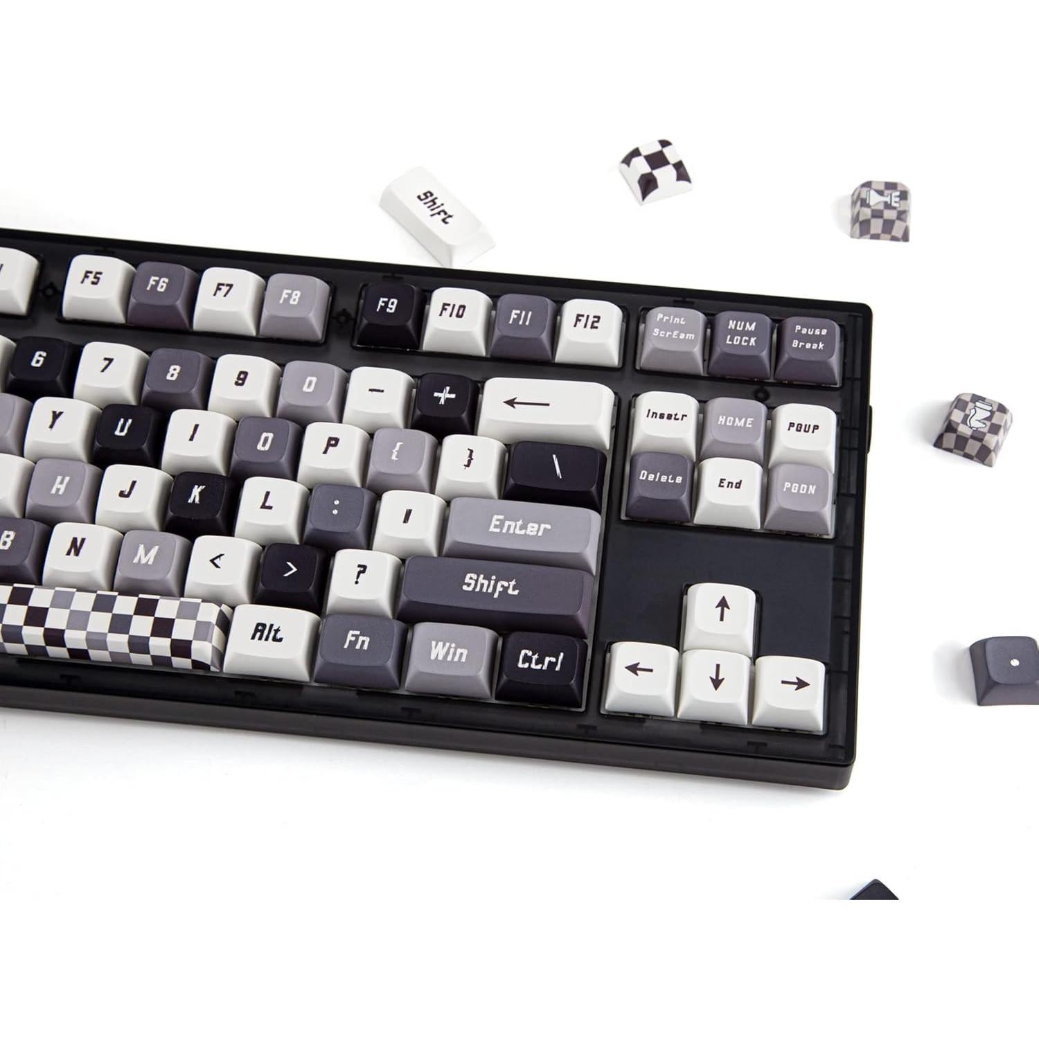 Juego de Teclas Personalizadas PBT BowJian 130 Teclas XDA Ajedrez