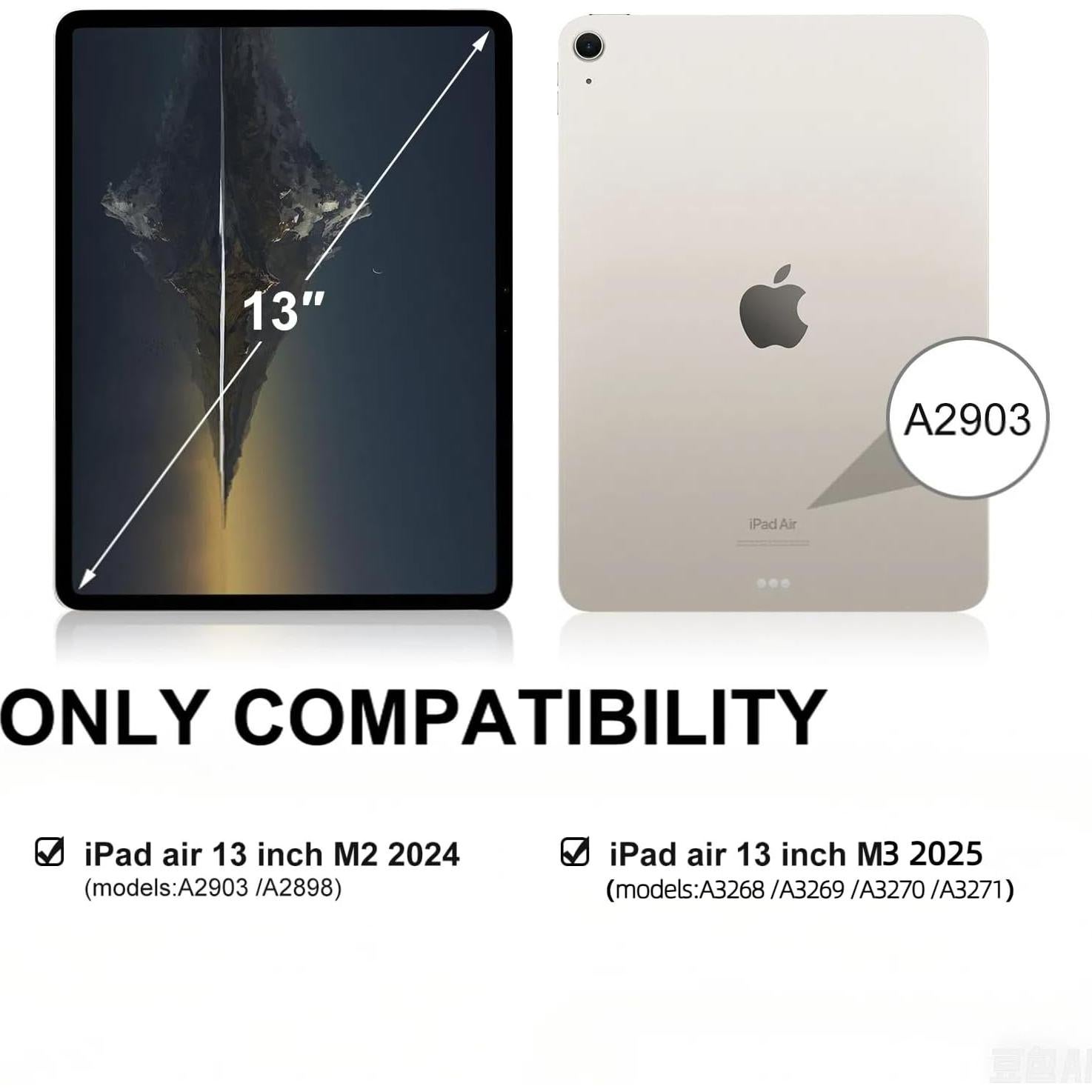 Funda Teclado iPad Air 13" IVEOPPE Bluetooth Rosa Retroiluminada