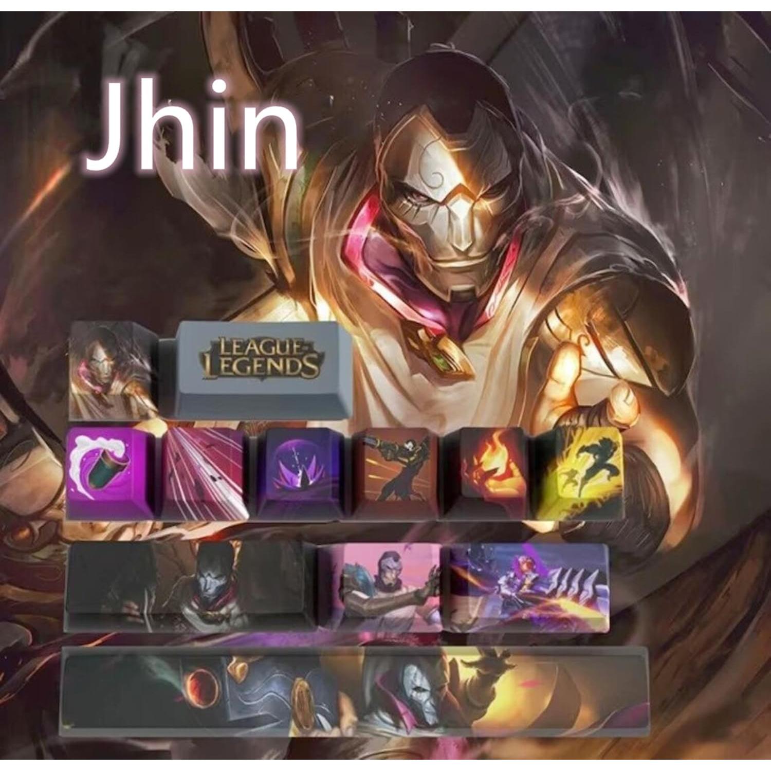 Juego de Teclas Mecánicas IYTYIR Jhin 12 Piezas PBT para PC