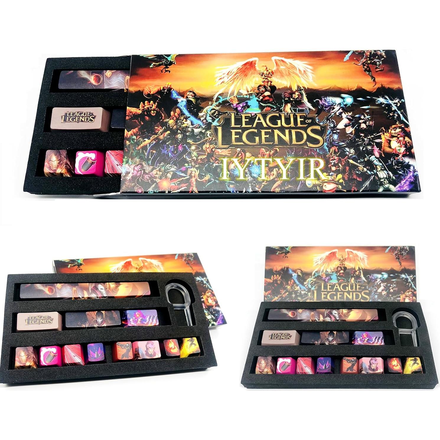 Juego de Teclas Mecánicas IYTYIR Jhin 12 Piezas PBT para PC