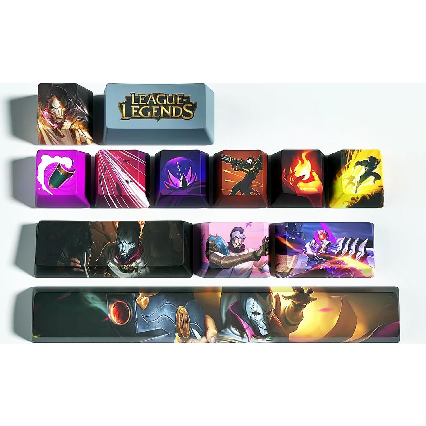 Juego de Teclas Mecánicas IYTYIR Jhin 12 Piezas PBT para PC