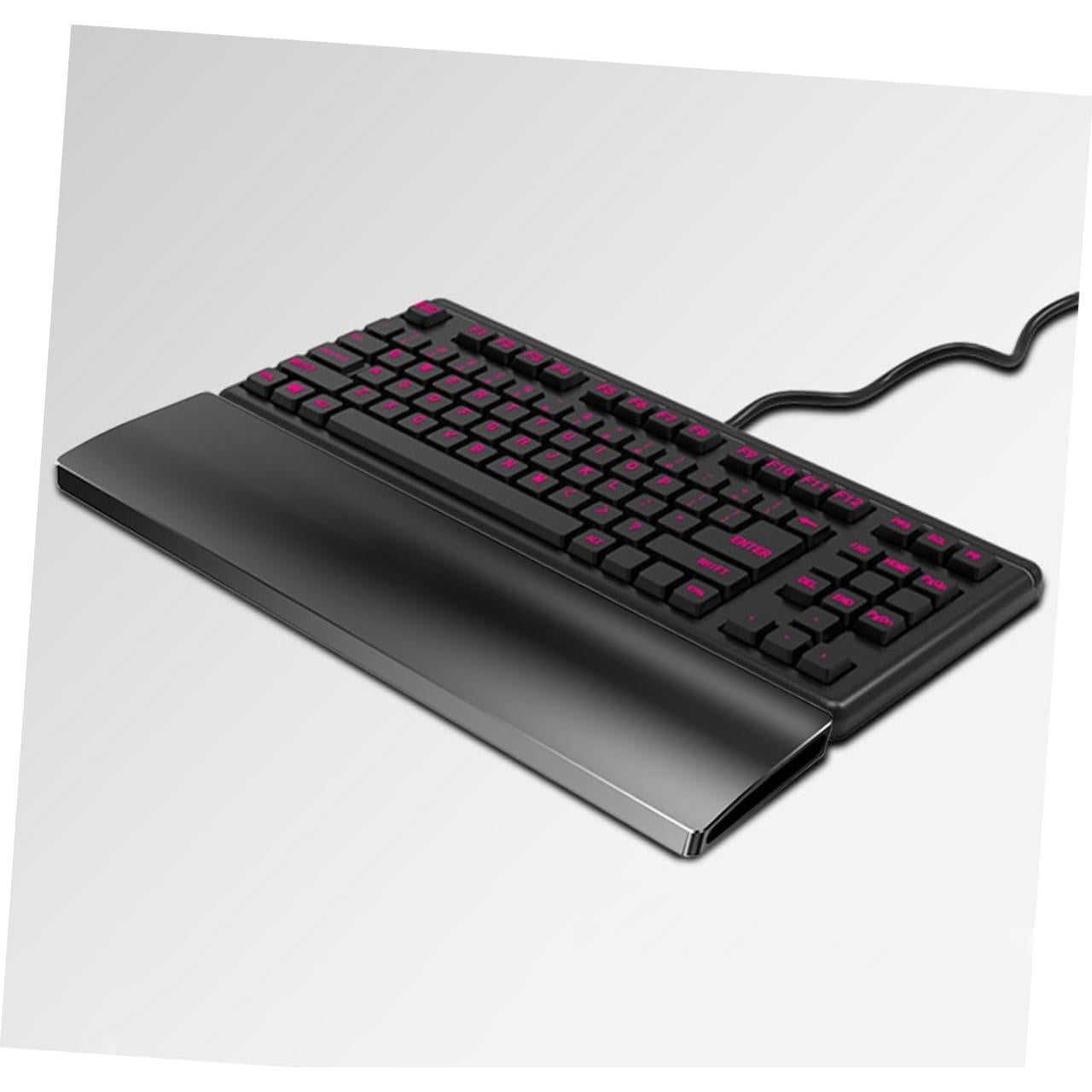 HOMSFOU Mechanical Keyboard Wrist Rest Pad Hand Support for Key Keyboards Ergonomic Design with Non Slip Base Stabilizes Typing and Reduces Arm Fatigue