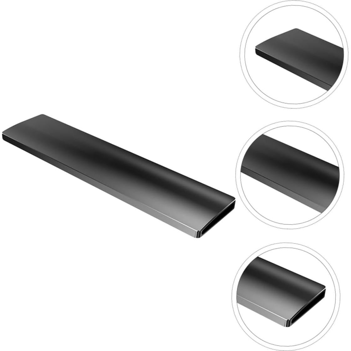 HOMSFOU Mechanical Keyboard Wrist Rest Pad Hand Support for Key Keyboards Ergonomic Design with Non Slip Base Stabilizes Typing and Reduces Arm Fatigue